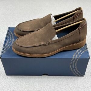 Dr. Scholl's Shoes Men's 11 Chestnut Sync Up Moc Slip-ons Loafer 1205F1200